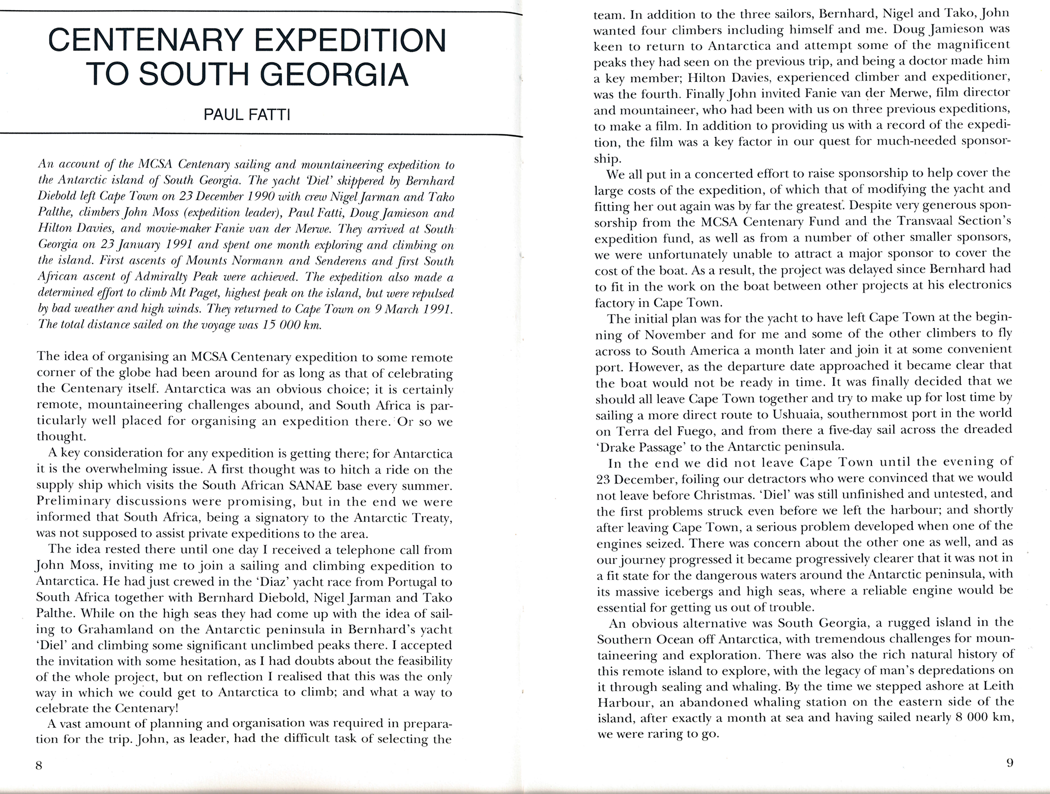 South Georgia Expedition-1